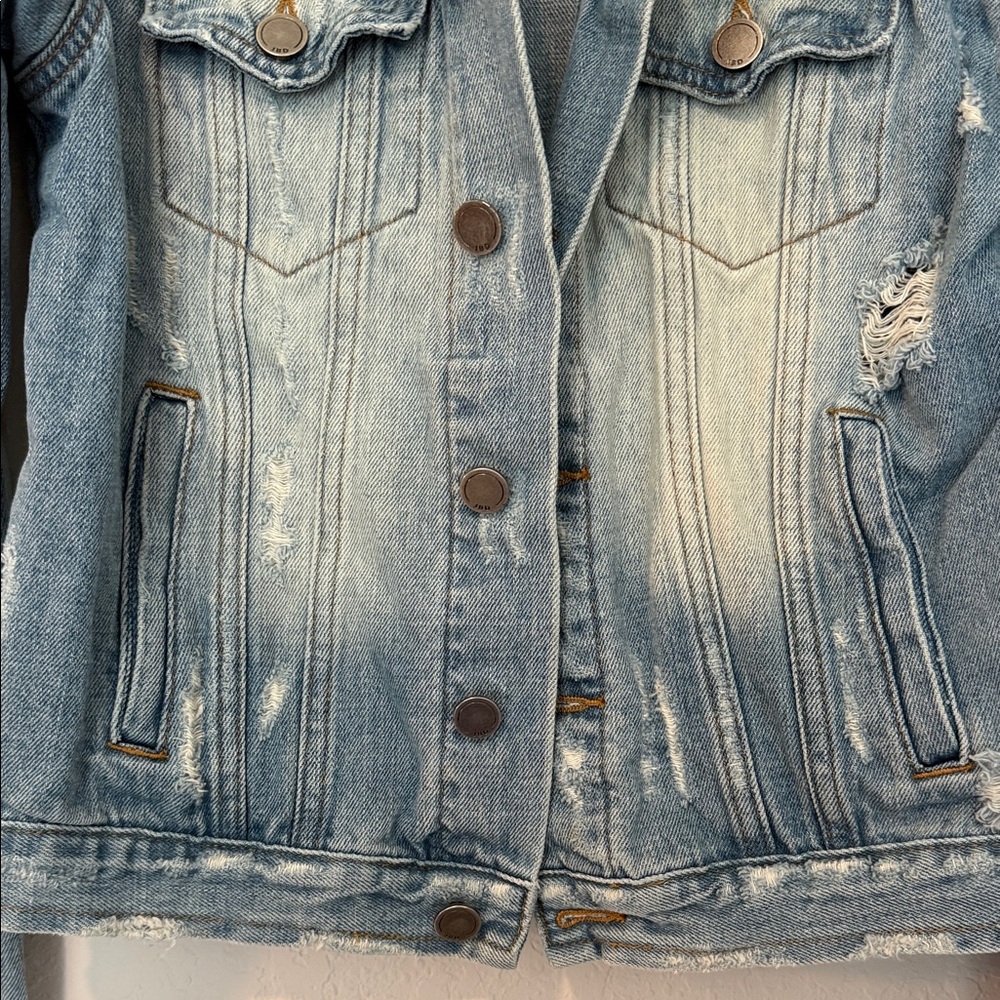 Distressed Denim Jacket - Picture 4 of 8